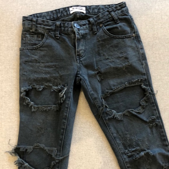 One Teaspoon Free Birds with zipper ankle, 24 - Picture 1 of 6